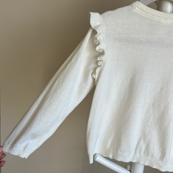 H&M Button Up Ruffle Cardigan 2T - Picture 12 of 13